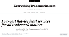 Desktop Screenshot of everythingtrademarks.com